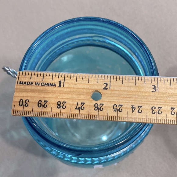 New Classic Preserves Blue Glass Canister Storage Jar Size 6" ! - Picture 8 of 8